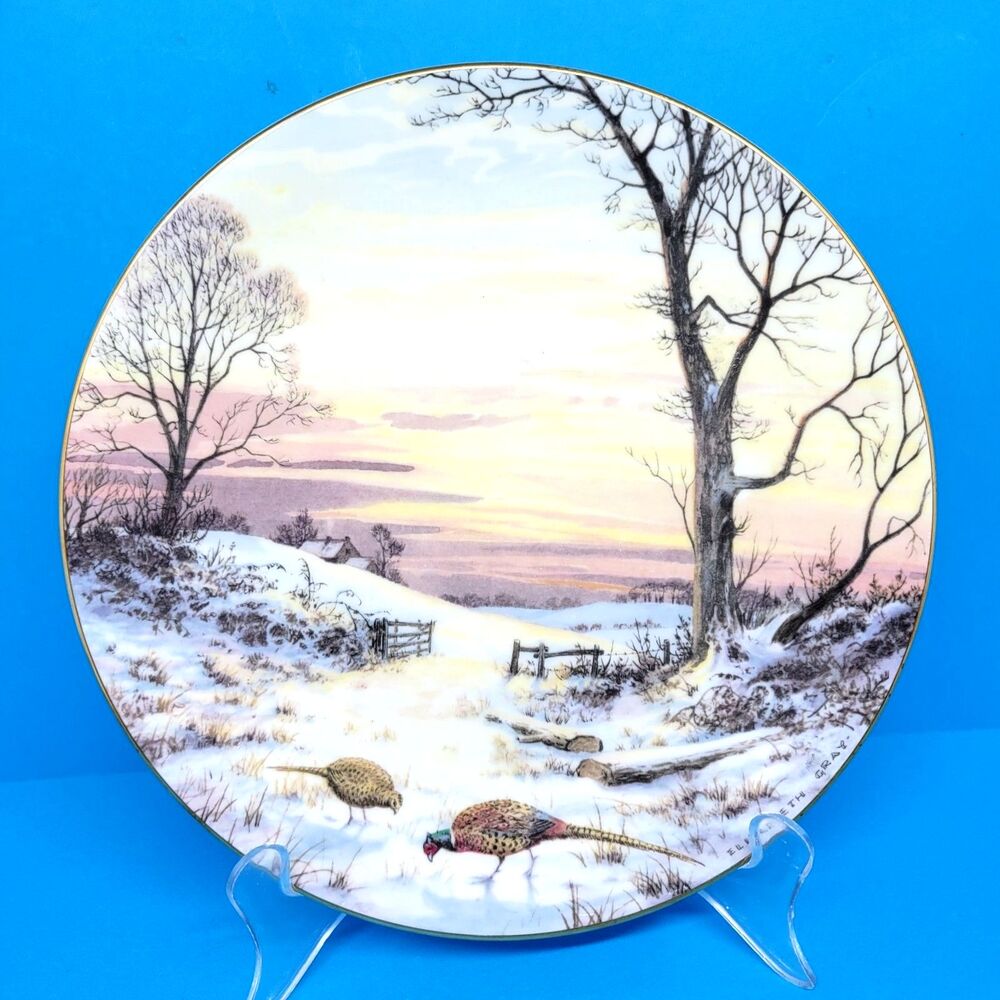 ROYAL DOULTON Plate “At Peace With Nature, Evening Glow” By Elizabeth Gray 8"